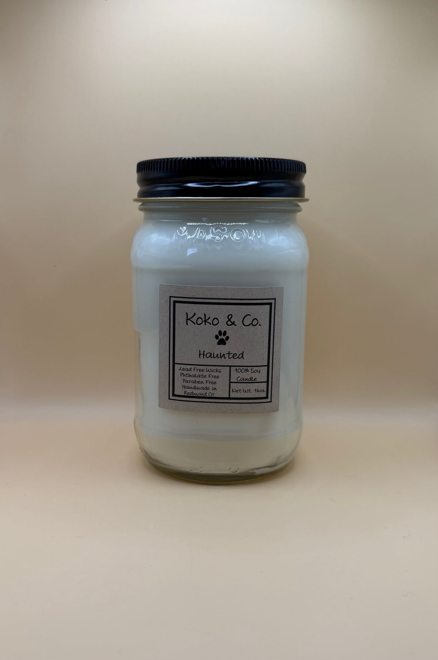 Haunted - 16oz Mason Jar