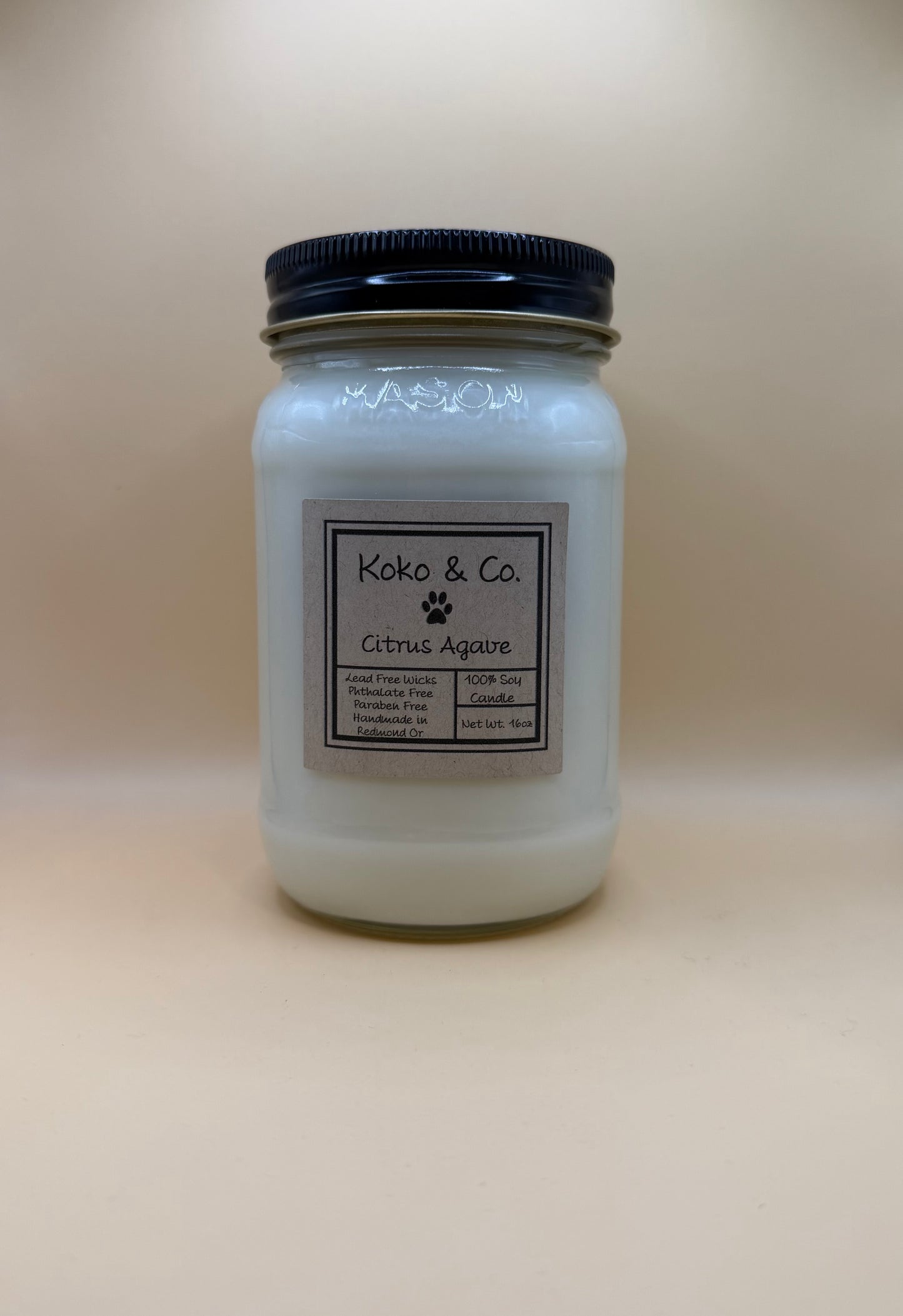 Citrus Agave - 16oz Mason Jar