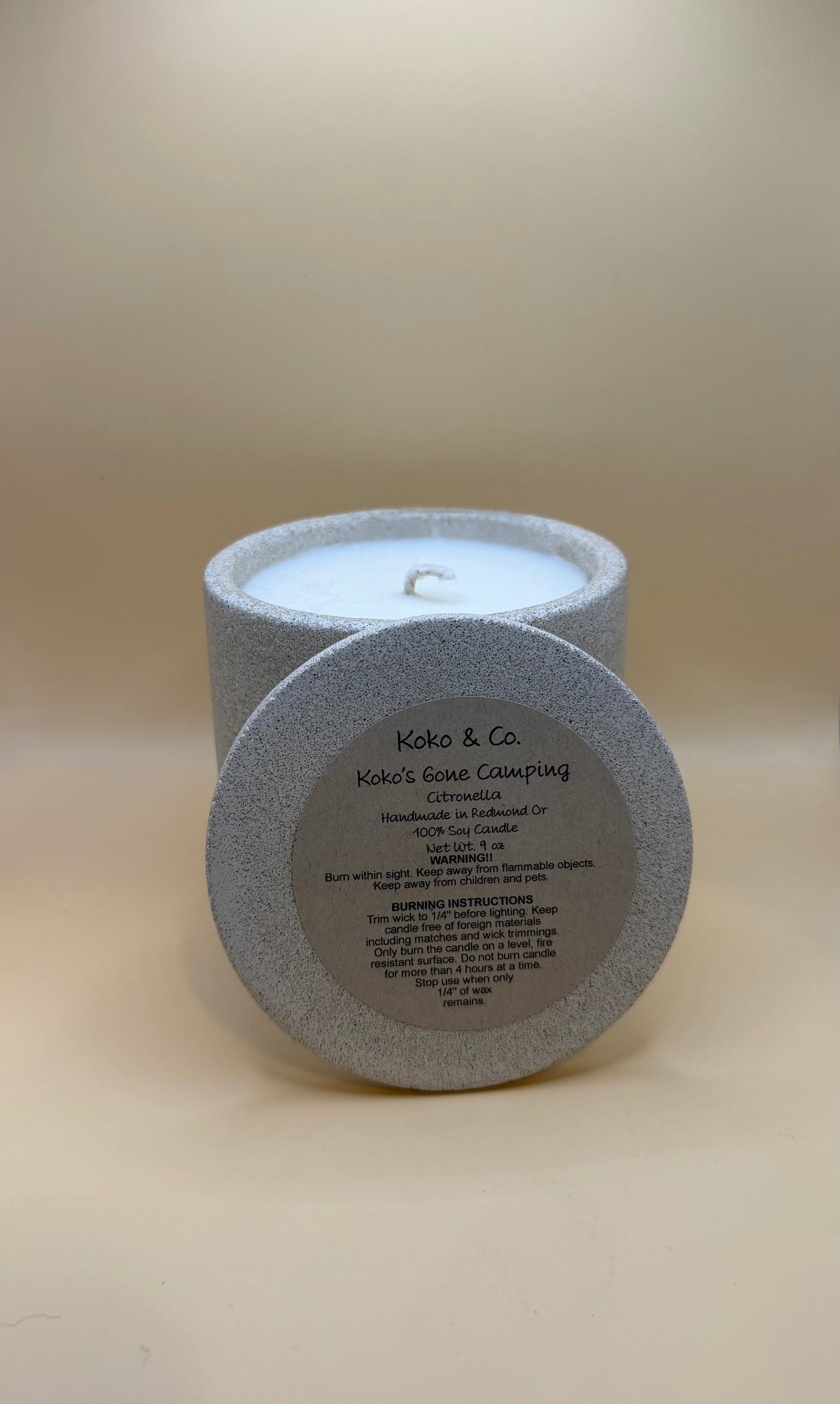 Koko’s Gone Camping - 11oz Citronella