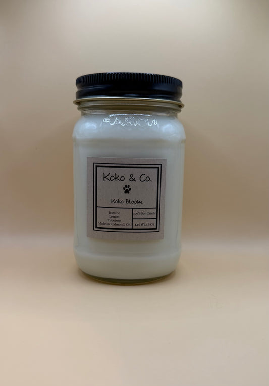 Koko Bloom - 16oz Mason Jar