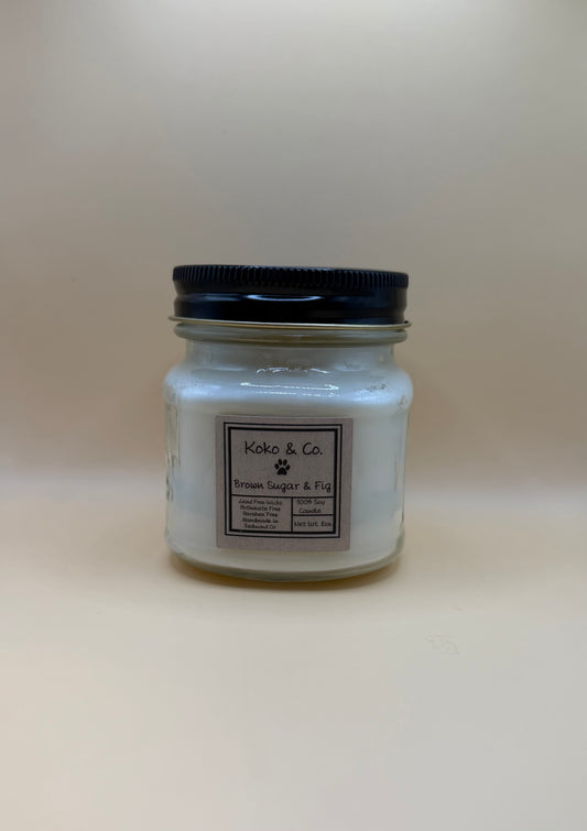Brown Sugar & Fig - 8oz Mason Jar