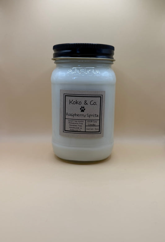 Raspberry Spritz - 16oz Mason Jar