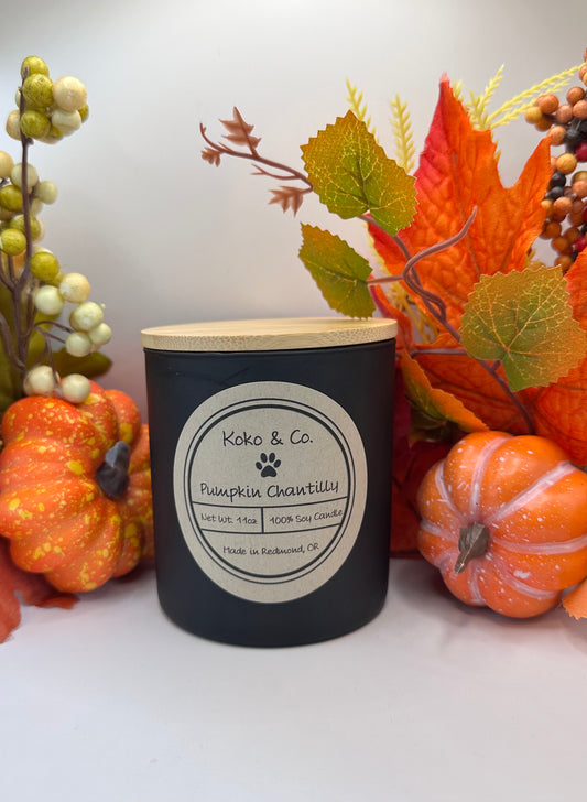 Pumpkin Chantilly - 11oz Black Tumblr