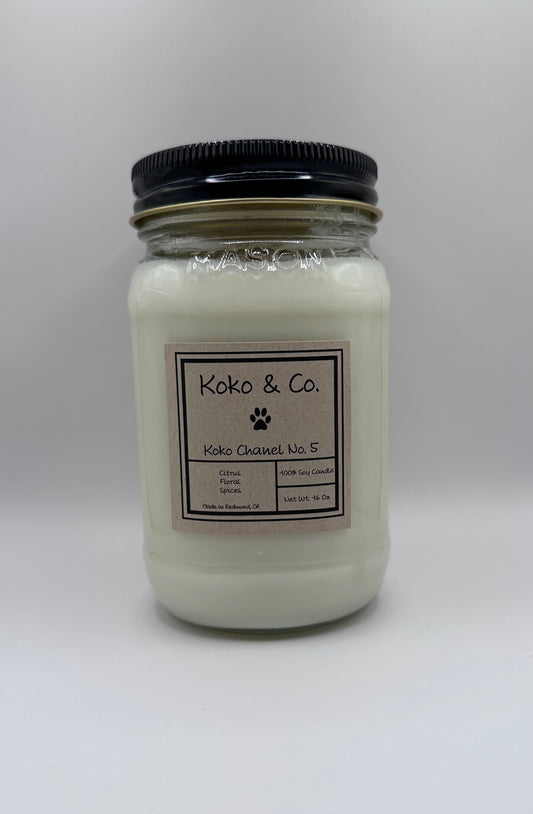 Koko Chanel #5 -  Mason Jar 16oz