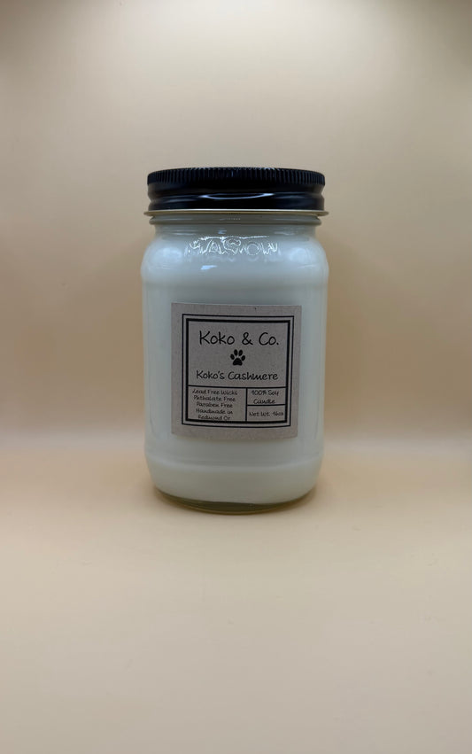 Koko’s Cashmere - 16oz Mason Jar